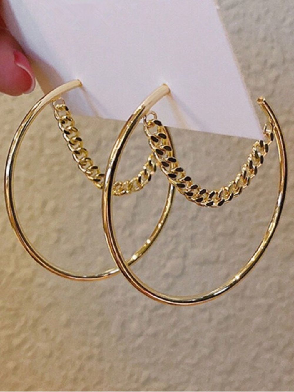 14k Gold Plated Hoop Earrings